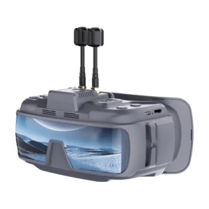 DMKR VR200 Pro Analog FPV Goggles with Video Recording, Battery, and Adjustable Diopter